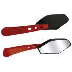 Espejo retrovisor univeral para motociclismo rojo Mikels EURM-R