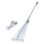 Escoba para jardin ajustable