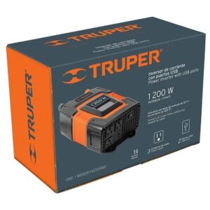 Inversor de corriente truper 1200w 2 Inversor truper 1200w
