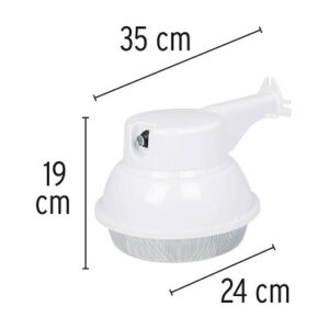 Luminario suburbano de policarbonato Volteck 20w