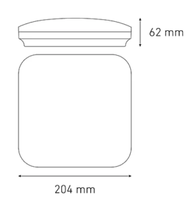 L5241-530 Magg CL SQ 200 14w 6000k GR 2 Magg CL SQ 200