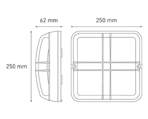 L5275-1E0 Magg Ceiling 250 Rejilla SSD 8w 3000k 2 Magg Ceiling 250