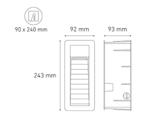 L7005-1I0 Magg SW50 Arbotante led exterior 2w 4000K 2 Magg SW50