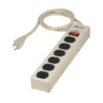 Multicontacto 6 entradas supresor de picos joules voltech MUL-660