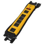 Multicontacto uso industrial 6 entradas supresor 1200 joules