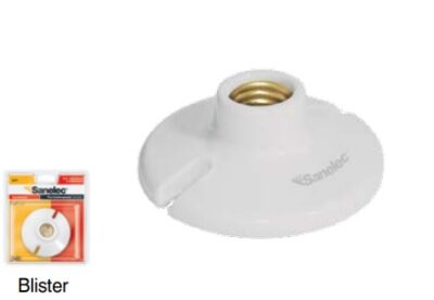 Portalámpara 4 1/2 porcelana para techo granel SANELEC 2455 1