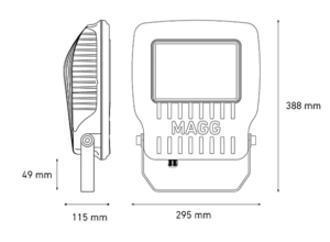 Reflector led magg kr 130