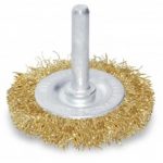 Carda circular 3 para taladro zanco 1/4 acero latonado SANTUL 7902