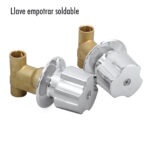 LLAVE EMPOTRAR SOLDABLE DICA 4652 CON MANERALES