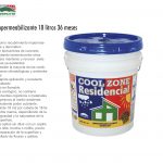 IMPERMEABILIZANTE THERMOTEK 18 LT COOL ZONE  ROJO 36 MESES