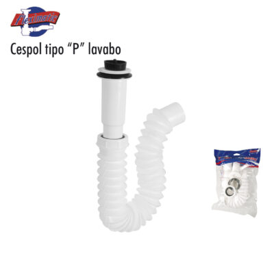 CESPOL TIPO P PARA LAVABO FLEXIBLE FLEXIMATIC 2235 1