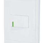 Apagador sencillo con placa Roma SANELEC 4441