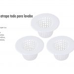 CANASTILLA ATRAPA TODO PARA LAVABO FLEXIMATIC 2720-A TRI-PACK