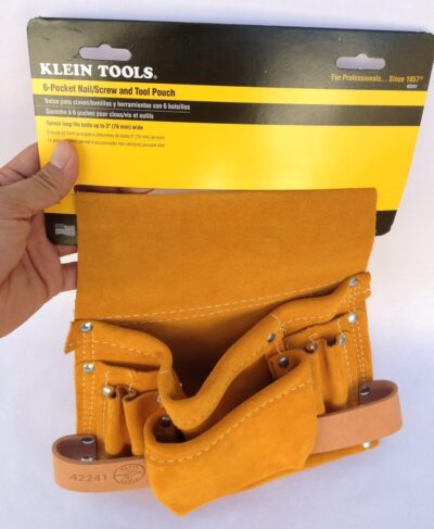 Portaherramientas con 6 portatornillos 42241 klein tools