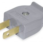 Clavijas Abs 1875W plana 2 piezas granel SANELEC 8300