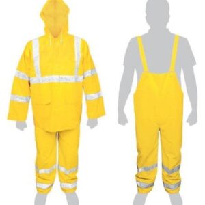 Conjunto impermeable con reflejante, amarillo talla Extra grande PVC TRA-REF-XL 18418 Truper
