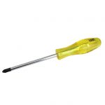 Desarmador phillips 1/4 x 4 mango transparente SANTUL 6667