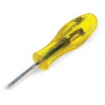 Desarmador plano 1/4 x 4 mango transparente SANTUL 6662