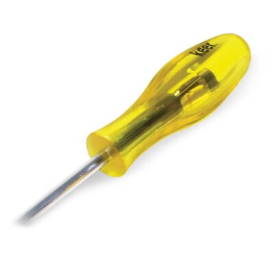 Desarmador plano 1/4 x 6 mango transparente SANTUL 6663