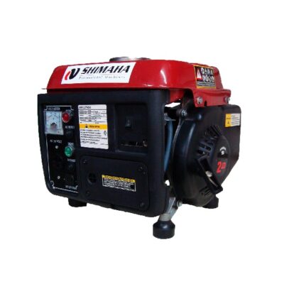 Generador Electrico de 800w con Motor a Gasolina de 2 Hp Shimaha EGT103
