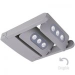 HLED-180/18W/S tecnolite Lampara LED exterior pared 15.5W 3000K Contra