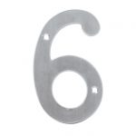 Número 6 para exterior 4 de aleación de zinc SANTUL 8436