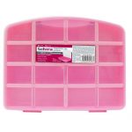 Organizador 13 cuerpo lila rosa tapa transparent SANTUL 5766