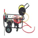 Parihuela de 5.5 Hp  Base Estructura con Porta Manguera  50/100 Metros Power Cat  PWC-65C-H