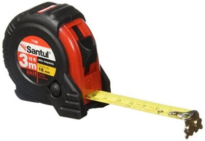 Flexómetro 3m x 16mm contraimpacto SANTUL 7168