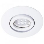 YD-360/B tecnolite Plafon redondo blanco empotrable