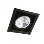 YD-700-1/N tecnolite Plafon cuadrado negro