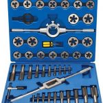Juego 45 piezas de machos y terrajas acero al volframio bgs 1893