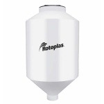 Tolva de 1300 litros 45° estandar negro Rotoplas