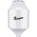 Tolva de 600 litros 45° reforzado 40% neutro Rotoplas