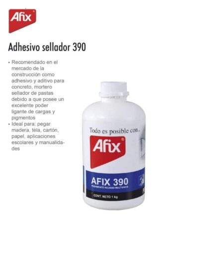 ADHESIVO SELLADOR AFIX 390 BOTE 950 GR 4908015