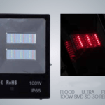 Reflector led rojo 100w