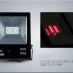 Reflector led rojo exterior 30w