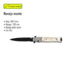 NAVAJA MONTE 3 1/2 PLATA NACAR CON CLIP LION TOOLS