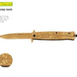 NAVAJA MONTE 4 PULGADAS DORADA CON CLIP LION TOOLS