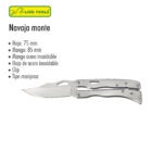 NAVAJA DE MONTE 3 PULGADAS COLOR PLATA MARIPOSA LION TOOLS