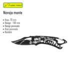 NAVAJA DE MONTE Y CAZA COLOR NEGRA CON BANDOLA LION TOOLS
