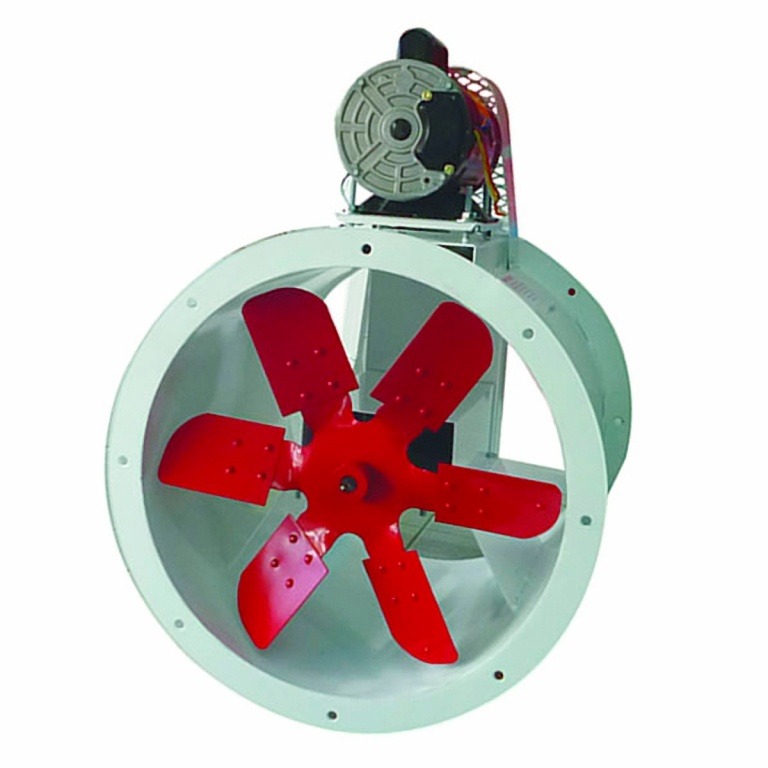 Extractor Industrial de aire 5 hp Tuboaxial 42 pulgadas 30 grados