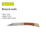 NAVAJA DE MUELLE MANGO DE MADERA LION TOOLS