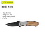 NAVAJA MONTE 3 1/2 MANGO DE MADERA LION TOOLS