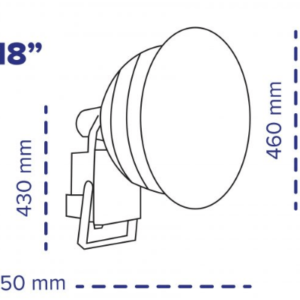 campana 18 PULGADAS 400W ADITIVOS METALICOS