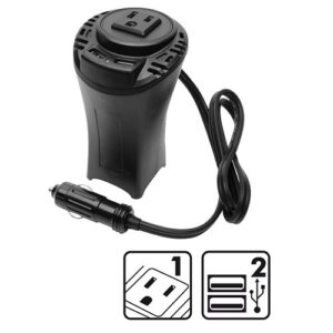 Inversor de corriente para auto 150w