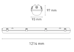 Gamma led 1200 40 4000k transparente