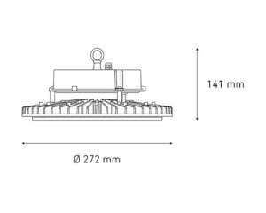 L5885-630 Magg Highbay 100w Basico 6000k 2 Highbay 100w Basico magg