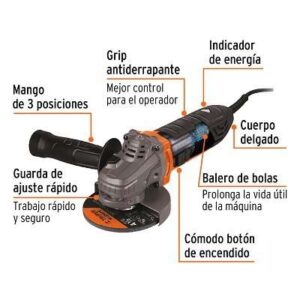 Esmeriladora angular truper 950w ergo-4590 13935 1