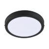 18PTLLEDR30MVN Tecnolite Plafon led sobreponer negro 18w 3000k